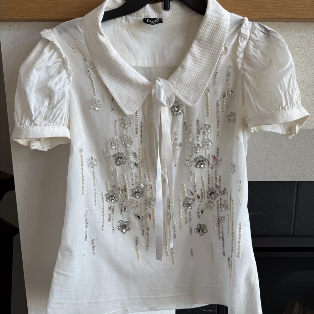 Dolce and Gabbana embellished blouse